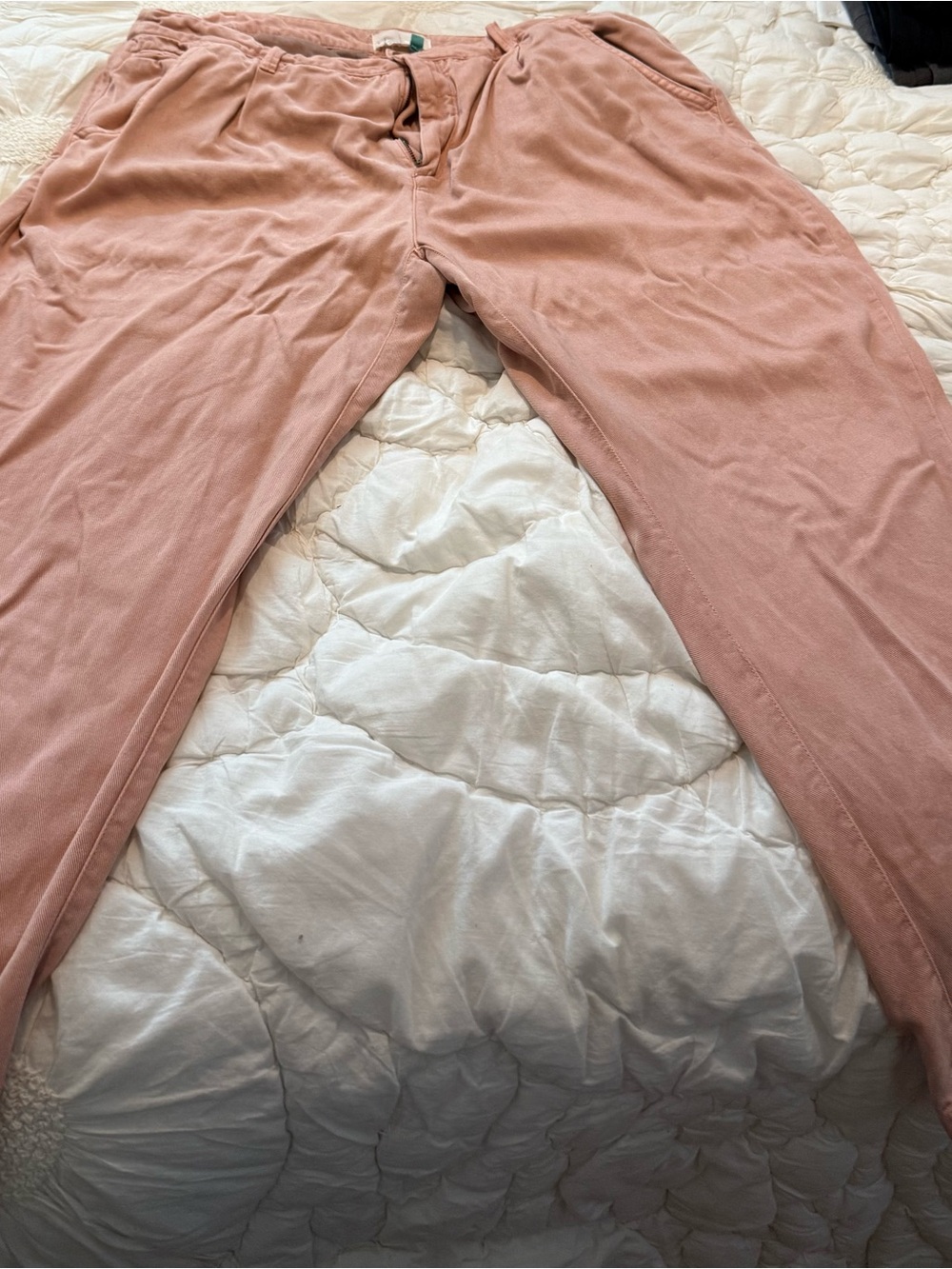 Anthropologie Rose Blush Lounge Pajama Pants